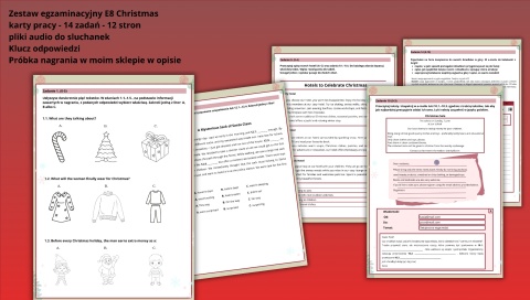 E8 Christmas - arkusz egzaminacyjny