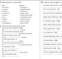 Phrasal verbs - czasowniki frazowe w obrazkach i ćwiczeniach. Karty pracy.