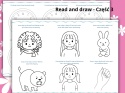 Read and Draw 3 - czytam, rysuję i utrwalam słownictwo