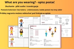 What are you wearing? - opis postaci.